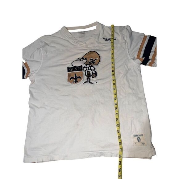 Rare NFL Vintage Collection Reebok Saints Cream Long Sleeve Top Men size Large - Picture 14 of 16
